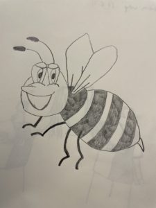 wasp drawing