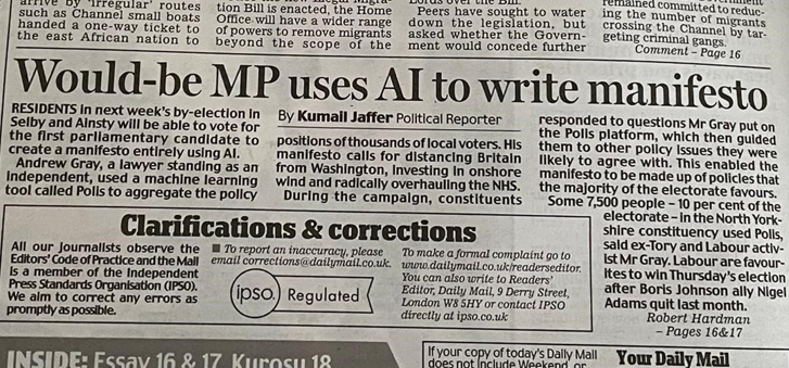 andrew gray daily mail AI