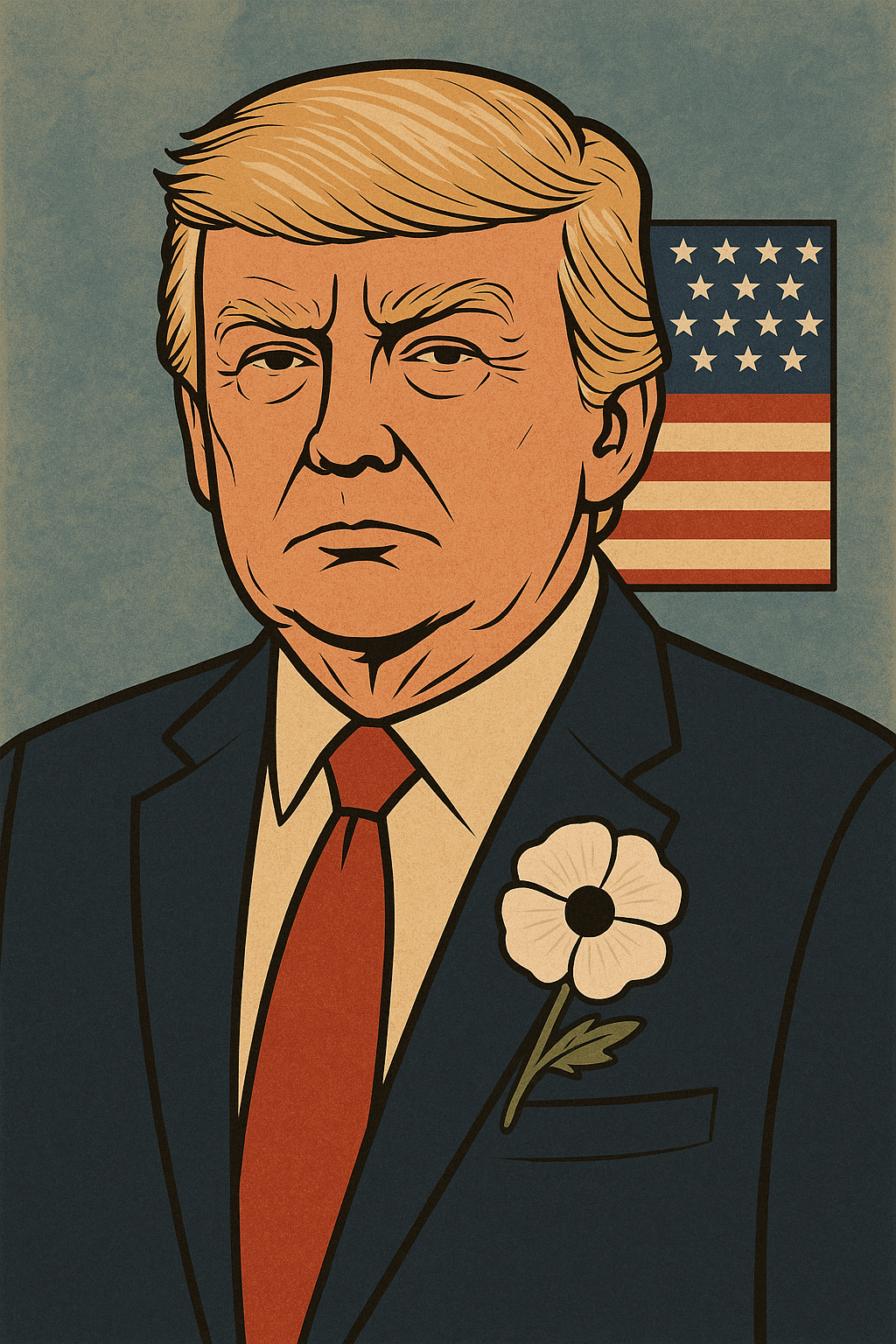 trump white poppy