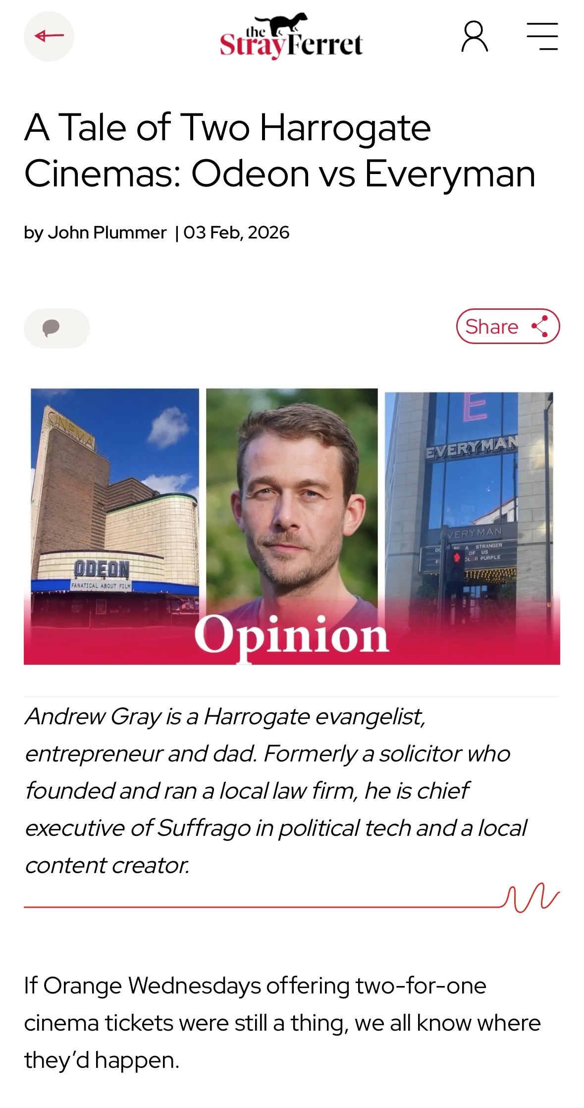 stray ferret odeon everyman stray ferret odeon everyman